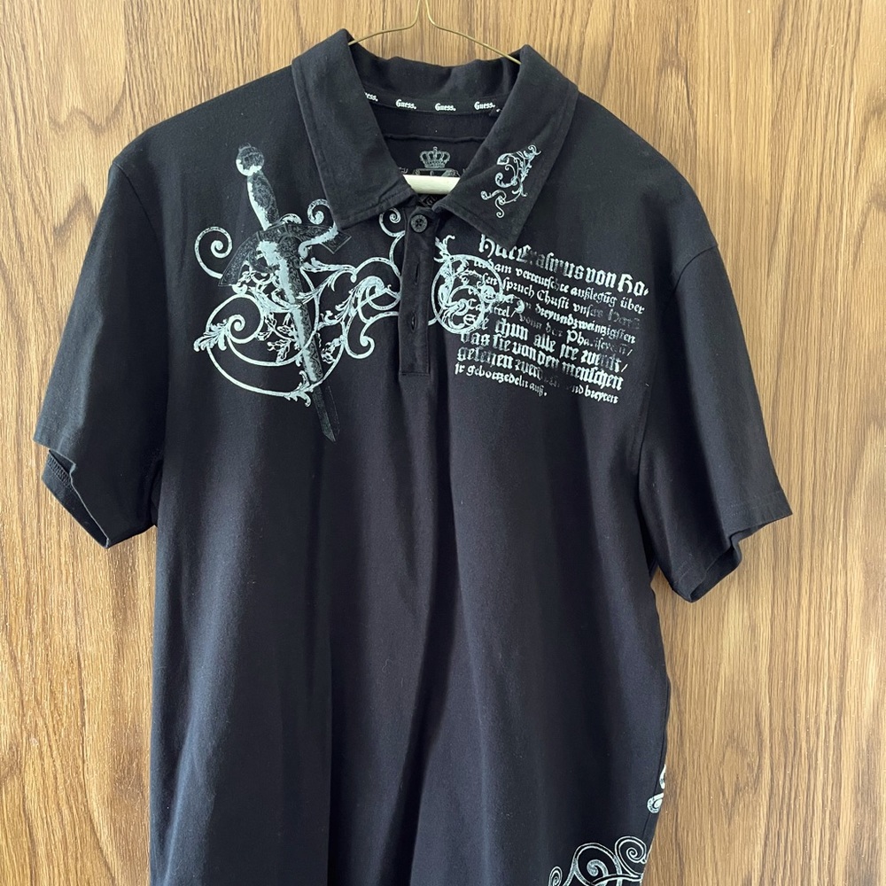 Guess collard shirt
